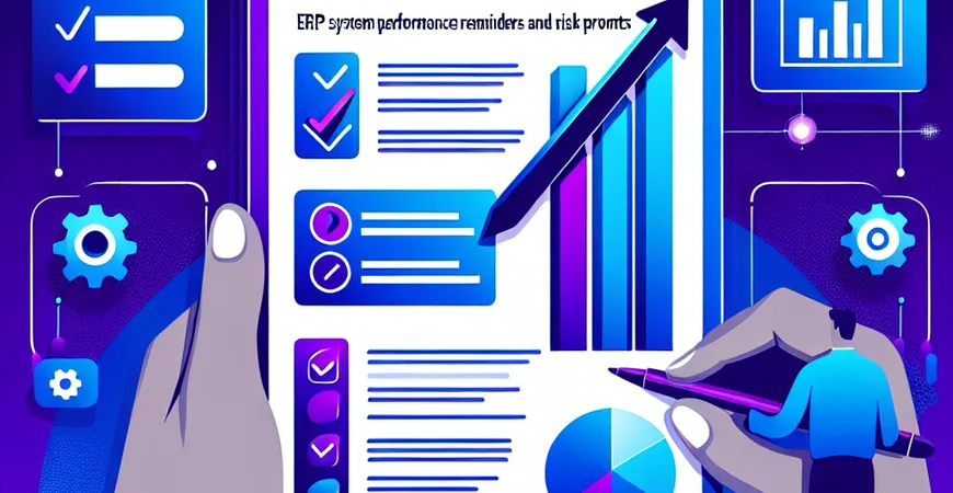  销售合同执行漏洞多？ERP系统的履约节点提醒与风险提示  